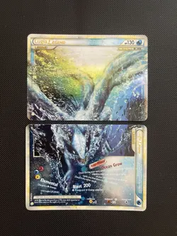Ultra Rare Lugia Legend Set 113 114/123 Pokemon Heart Gold Soul Silver - MP/LP - Image 1