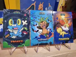 Pokemon Halloween Card Database - Froakie, Chespin, Fennekin - 3 Card Lot - Image 2