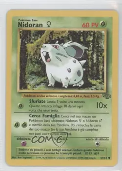 Nidoran F Italian Pokemon Jungle #57 1999 - Image 1