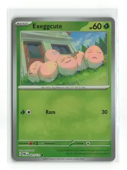 EXEGGCUTE 001/131 PRISMATIC EVOLUTIONS POKE BALL REVERSE HOLO POKEMON TCG NM - Image 1