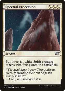 Spectral Procession Commander 2014 NM White Uncommon MAGIC MTG CARD ABUGames - Image 1