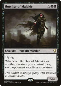 Butcher of Malakir Commander Anthology Volume II NM Black Rare CARD ABUGames - Image 1