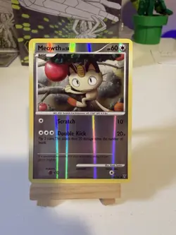 Pokemon TCG Meowth Supreme Victors Reverse Holo Card 114/147 - Image 1