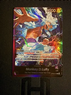Monkey.D.Luffy OP09-061 ST26 Leader - One Piece TCG - English Card Near-Mint - Image 1