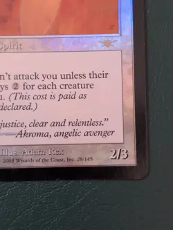 MTG Windborn Muse Legions Foil Rare White Spirit Commander Tax Effect Magic Card - Image 5