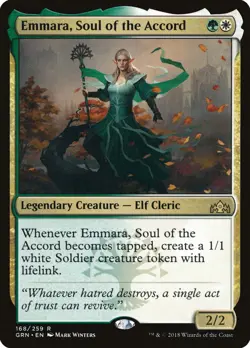 Emmara, Soul of the Accord Guilds of Ravnica NM White Green Rare CARD ABUGames - Image 1