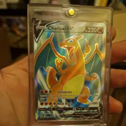 Pokemon Card Charizard V 153/172 Brilliant Stars Full Art Ultra Rare Super Clean - Image 1