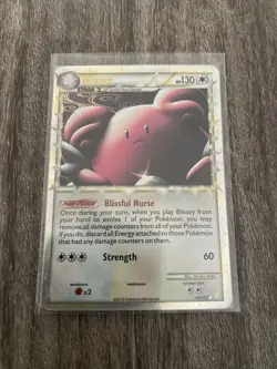 Blissey Prime (Ultra Rare) 106/123 HeartGold SoulSilver Pokemon Card - NM - Image 1