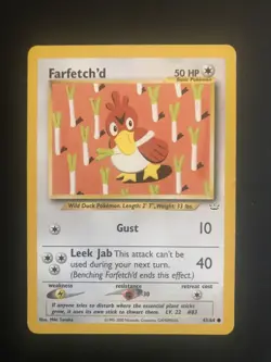 Farfetch'd 43/64 - Neo Revelation - LP - Pokemon Card - Nintendo - TCG - Image 1