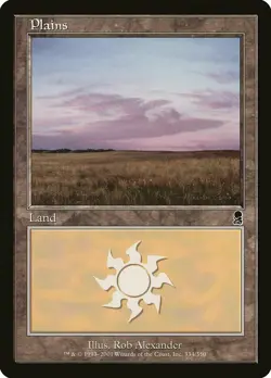 Plains (334) Odyssey NM Basic Land MAGIC THE GATHERING MTG CARD ABUGames - Image 1