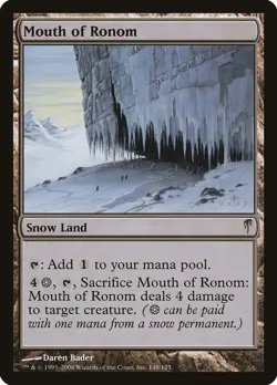 Mouth of Ronom Coldsnap PLD Uncommon MAGIC THE GATHERING MTG CARD ABUGames - Image 1
