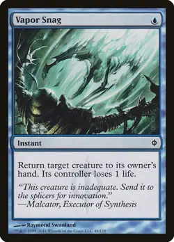 Vapor Snag New Phyrexia NM Blue Common MAGIC THE GATHERING MTG CARD ABUGames - Image 1