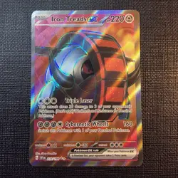 Pokemon Card Iron Treads ex 233/198 Full Art Scarlet & Violet Base Ultra Rare NM - Image 1