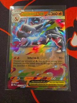 Pokemon TCG: Mega Charizard X ex 013/94 Phantasmal Flames Near Mint Card. - Image 1