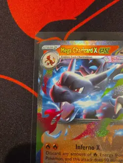 Pokemon TCG: Mega Charizard X ex 013/94 Phantasmal Flames Near Mint Card. - Image 2
