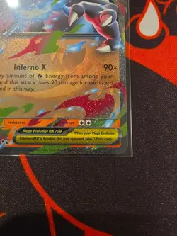 Pokemon TCG: Mega Charizard X ex 013/94 Phantasmal Flames Near Mint Card. - Image 5