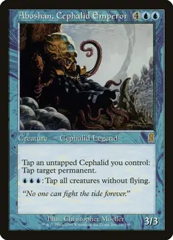 Aboshan, Cephalid Emperor Odyssey NM Blue Rare MAGIC GATHERING CARD ABUGames - Image 1