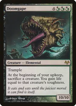 Doomgape Eventide NM Black Green Rare MAGIC THE GATHERING MTG CARD ABUGames - Image 1