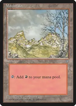 Mountain (B) Ice Age PLD Basic Land MAGIC THE GATHERING MTG CARD ABUGames - Image 1