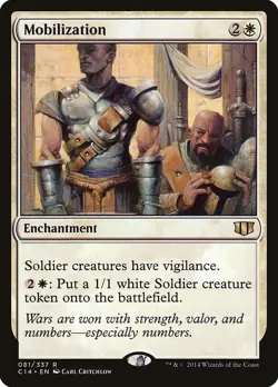 Mobilization Commander 2014 NM White Rare MAGIC THE GATHERING CARD ABUGames - Image 1