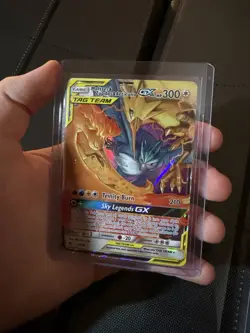 Pokemon Moltres Zapdos Articuno GX TCG Holo Card 44/68 Tag Team - Image 1