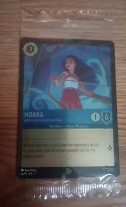 Disney Lorcana TCG Moana 26/P2 Promo Card NEW In Bag Now BUY ONE GET ONE FREE ! - Image 2