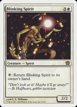 Blinking Spirit 9th Edition PLD White Rare MAGIC THE GATHERING CARD ABUGames - Image 1