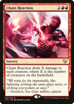 Chain Reaction Commander 2015 NM Red Rare MAGIC THE GATHERING CARD ABUGames - Image 1