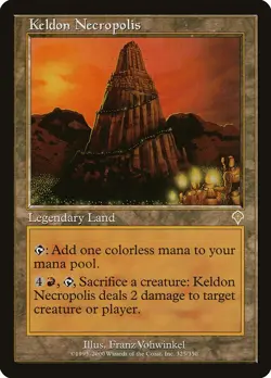 Keldon Necropolis Invasion HEAVILY PLD Rare MAGIC THE GATHERING CARD ABUGames - Image 1