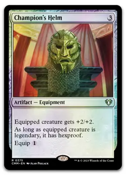 Champion's Helm #375 (Foil) (NM) Commander Masters CMM Magic MTG - Image 1