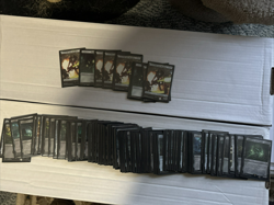 Warhammer 40k Necron Dynasties Commander Deck 160 sleeves + box MTG Complete Set - Image 1