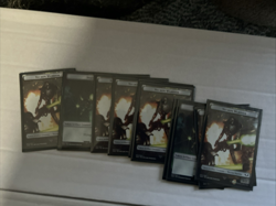 Warhammer 40k Necron Dynasties Commander Deck 160 sleeves + box MTG Complete Set - Image 2