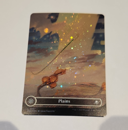 Magic: The Gathering Plains Foil Land Adam Paquette 2023 0367 - Image 1