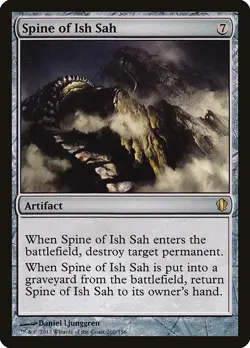 Spine of Ish Sah Commander 2013 NM Artifact Rare MAGIC GATHERING CARD ABUGames - Image 1