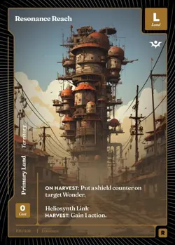 Wonders Of The First: Resonance Reach 190/401 RARE Primary Land! - Image 1