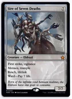 Sire of Seven Deaths FDN 1 Magic: The Gathering Mythic NM - Image 1