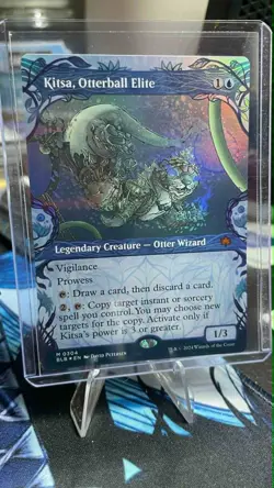 Kitsa, Otterball Elite (Showcase) Bloomburrow Foil - Image 1