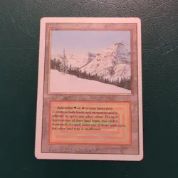 Wizards of the Coast Taiga MTG Land Green Red Rob Alexander - Image 1