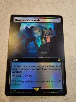 Drowned Catacomb - #492 Foil (Extended Art) Doctor Who - Mtg - Image 1
