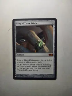 MTG- Ring of Three Wishes -M14 (The List) - Mythic - Artifact - NM/M - Image 2