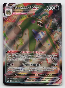 Garbodor VMAX - 101/203 - Pokemon Evolving Skies Sword Shield Ultra Rare Card NM - Image 1