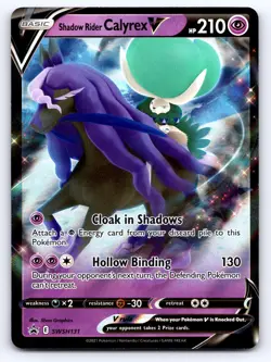 Shadow Rider Calyrex V SWSH131 Holo Promo Sword & Shield Promo Near Mint - Image 1