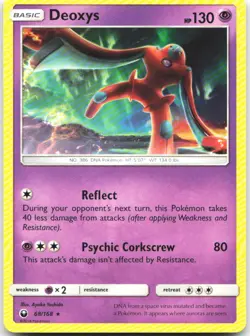 Deoxys 68/168 Rare Celestial Storm Pokemon Near Mint - Image 1