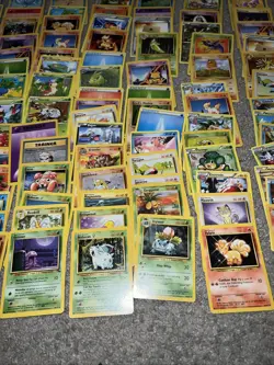 Vintage WOTC Pokemon Non Holo Lot Rare Base Fossil Jungle 100+ Card Lot - Image 5