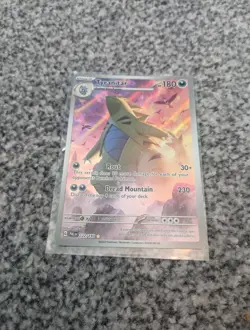 Pokemon Tyranitar Holo Card Sv02: Paldea Evolved 222/193 Full Art - Image 1