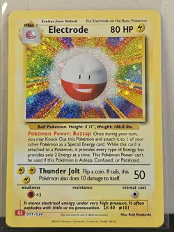 Pokemon TCG Classic Electrode CLC 011/034 NM/M Sparkle Holo - Image 1