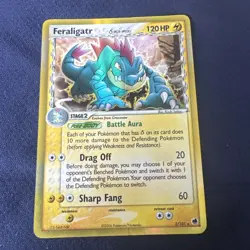 FERALIGATR (2/101) DRAGON FRONTIERS Pokemon 2006 Holo Rare Delta Species - Image 1