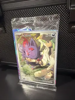 N's Zorua 189 SEALED Journey Together ETB Promo Black Star - Image 3