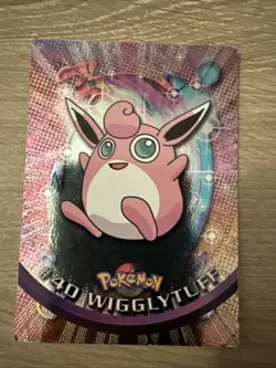Wigglytuff #40 Topps TV Animation Edition Black Label Pokemon 1999 - Image 1