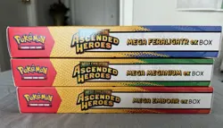 Pokemon TCG Mega Evolution Ascended Heroes Box, Feraligatr, Emboar, Meganium - Image 4